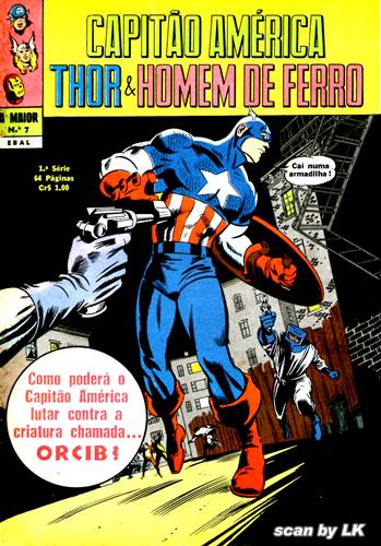 Download de Revista  Capitão América, Thor e Homem de Ferro (A Maior - série 1) - 07