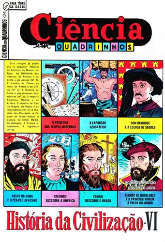 Download de Revista  Ciência em Quadrinhos (Ebal, série 1) 24 - História da Civilização VI