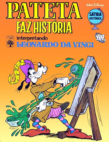 Download de Revista  Pateta Faz História interpretando... 01 : Leonardo da Vinci