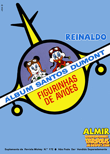 Download de Revista  Livro Ilustrado (Abril) - Santos Dumont Figurinhas de Aviões