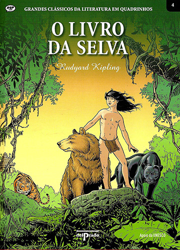Download de Revista  Grandes Clássicos da Literatura em Quadrinhos (Del Prado) - 04 : O Livro da Selva