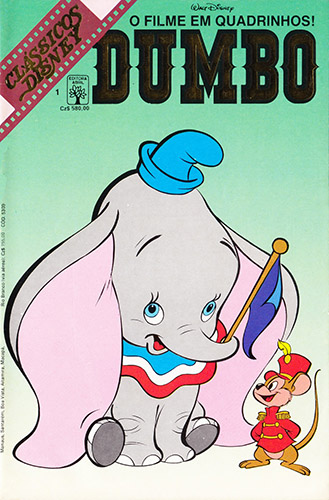 Download de Revista  Clássicos Disney O Filme em Quadrinhos! (1989) - 01 : Dumbo