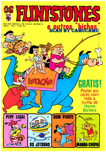 Download de Revista  Os Flintstones e outros "Bichos" (Abril) - 01