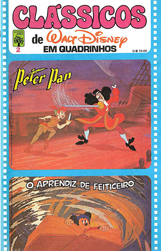 Download de Revista  Clássicos de Walt Disney em Quadrinhos (1978-80) - 02 : Peter Pan / O Aprendiz de Feiticeiro