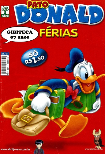 Download de Revista  Pato Donald Férias - 01